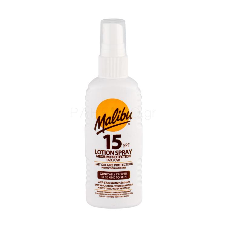 Malibu Lotion Spray SPF15 Αντιηλιακό προϊόν για το σώμα 100 ml