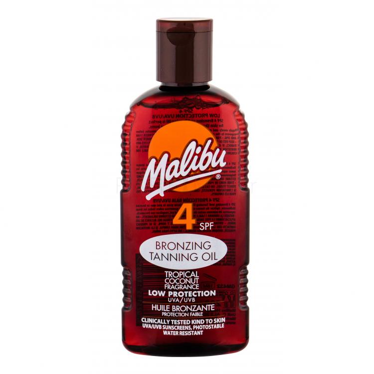Malibu Bronzing Tanning Oil SPF4 Αντιηλιακό προϊόν για το σώμα για γυναίκες 200 ml