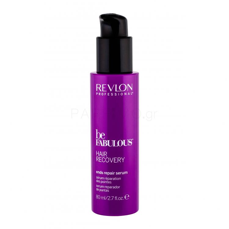 Revlon Professional Be Fabulous Hair Recovery Damaged Hair Ends Repair Serum Λάδι μαλλιών για γυναίκες 80 ml