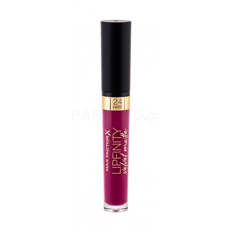 Max Factor Lipfinity Velvet Matte 24HRS Κραγιόν για γυναίκες 3,5 ml Απόχρωση 005 Matte Merlot