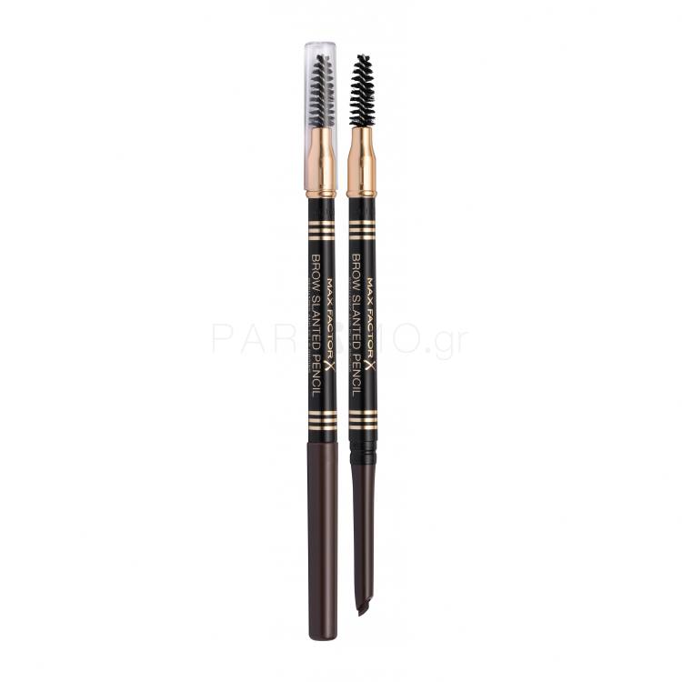 Max Factor Brow Slanted Pencil Μολύβι για τα φρύδια για γυναίκες 1 gr Απόχρωση 03 Dark Brown