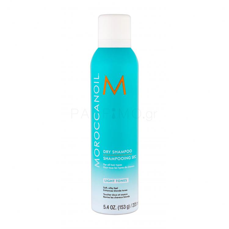 Moroccanoil Dry Shampoo Light Tones Ξηρό σαμπουάν για γυναίκες 205 ml