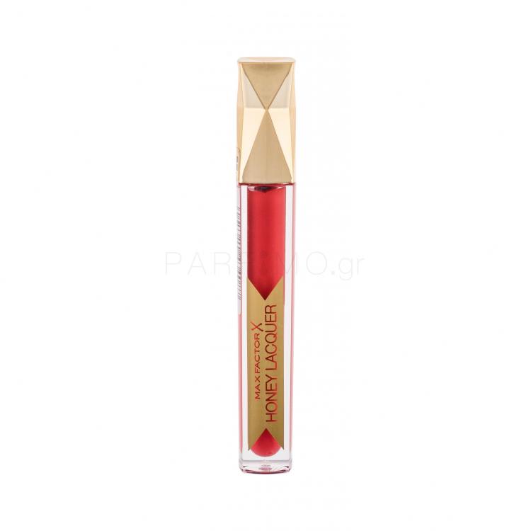 Max Factor Honey Lacquer Lip Gloss για γυναίκες 3,8 ml Απόχρωση Indulgent Coral