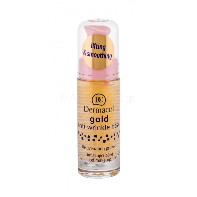 Dermacol Gold Anti-Wrinkle Βάση μακιγιαζ για γυναίκες 20 ml
