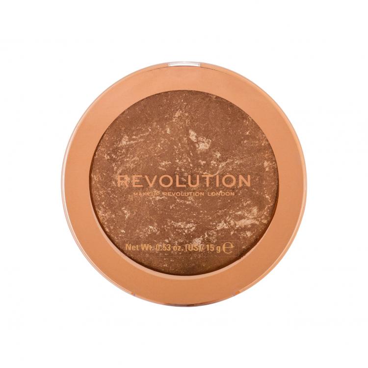 Makeup Revolution London Re-loaded Bronzer για γυναίκες 15 gr Απόχρωση Take A Vacation