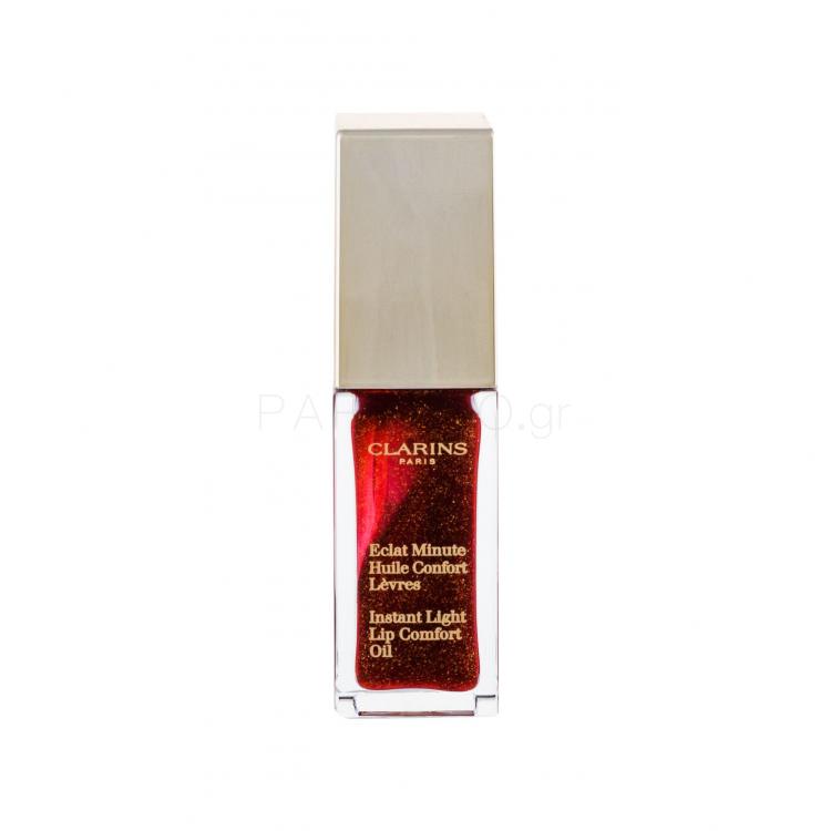 Clarins Lip Comfort Oil Λάδι χειλιών για γυναίκες 7 ml Απόχρωση 09 Red Berry Glam