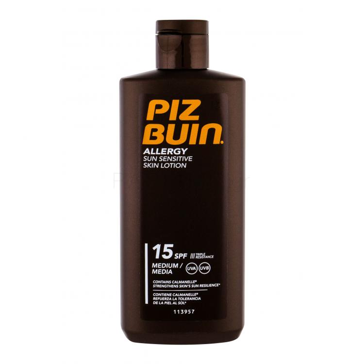 PIZ BUIN Allergy Sun Sensitive Skin Lotion SPF15 Αντιηλιακό προϊόν για το σώμα 200 ml