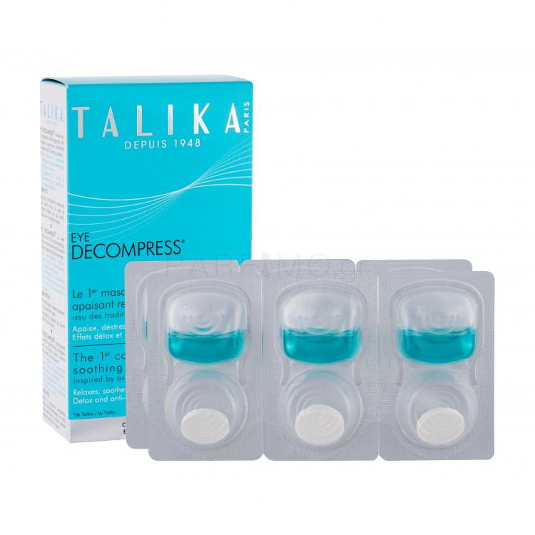 Talika Eye Decompress Τζελ ματιών για γυναίκες 6x3 ml