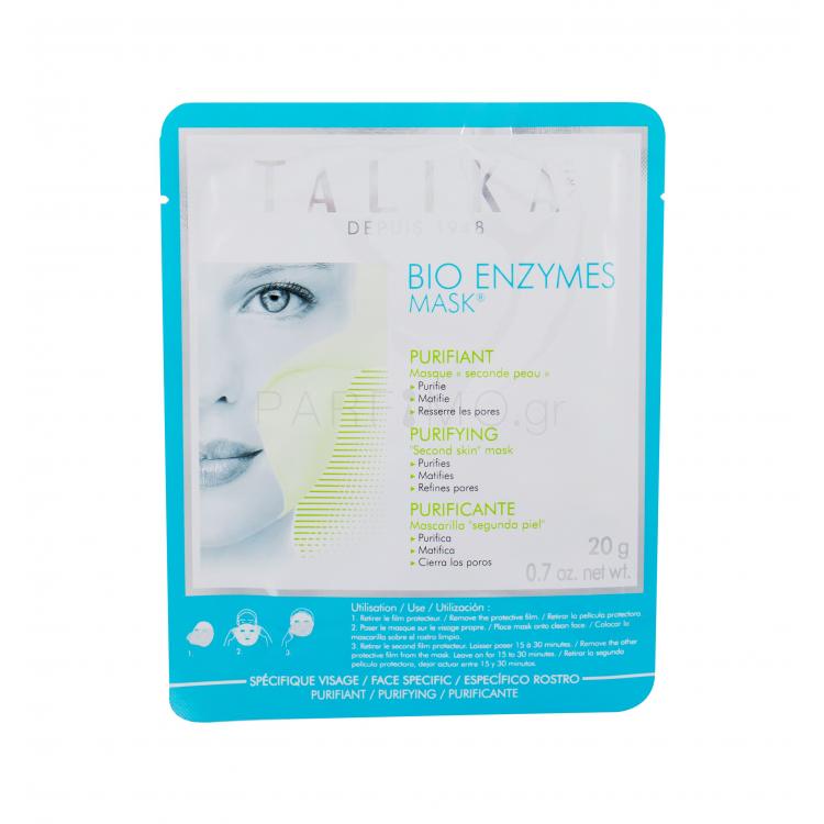 Talika Bio Enzymes Mask Purifying Μάσκα προσώπου για γυναίκες 20 gr