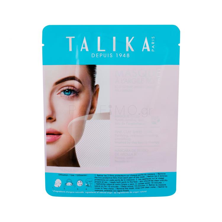 Talika Pink Clay Mask Μάσκα προσώπου για γυναίκες 15 gr