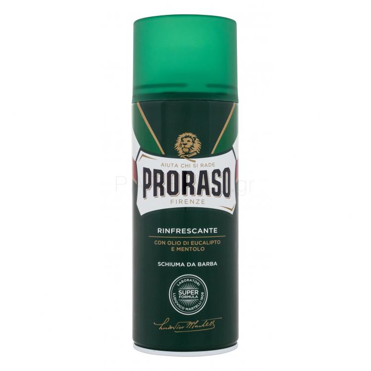 PRORASO Green Shaving Foam Αφροί ξυρίσματος για άνδρες 400 ml