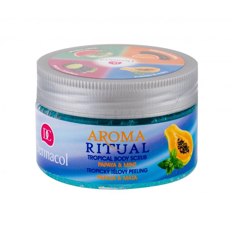 Dermacol Aroma Ritual Papaya &amp; Mint Peeling σώματος για γυναίκες 200 gr
