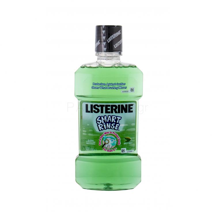 Listerine Smart Rinse Mild Mint Στοματικό διάλυμα για παιδιά 500 ml