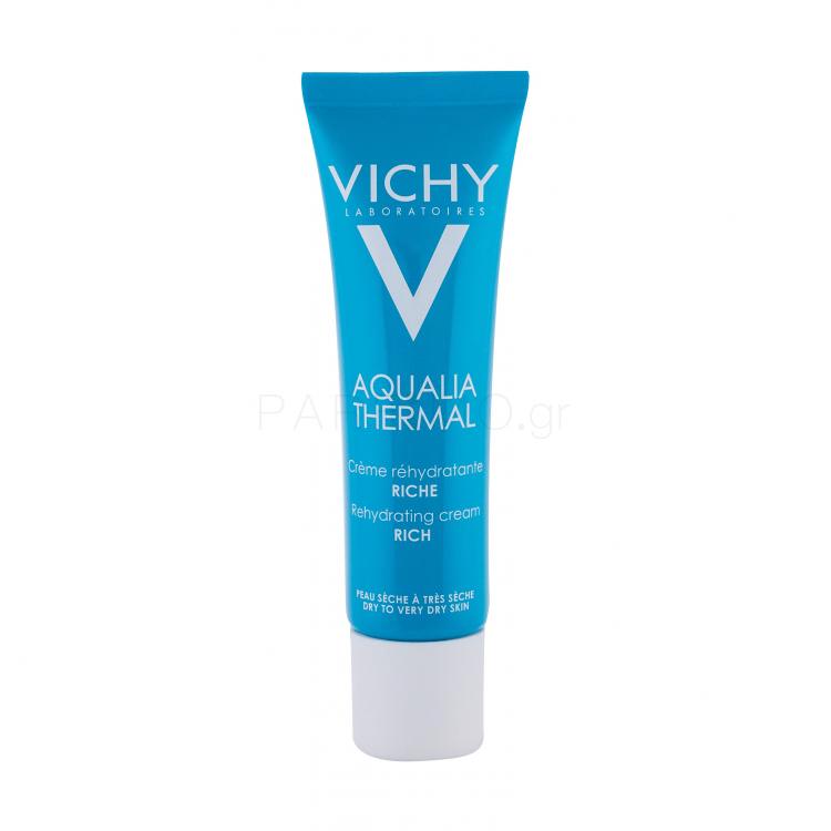 Vichy Aqualia Thermal Rich Κρέμα προσώπου ημέρας για γυναίκες 30 ml