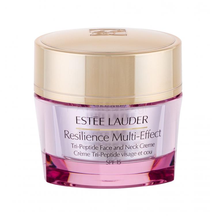 Estée Lauder Resilience Multi-Effect Tri-Peptide Face and Neck SPF15 Κρέμα προσώπου ημέρας για γυναίκες 50 ml