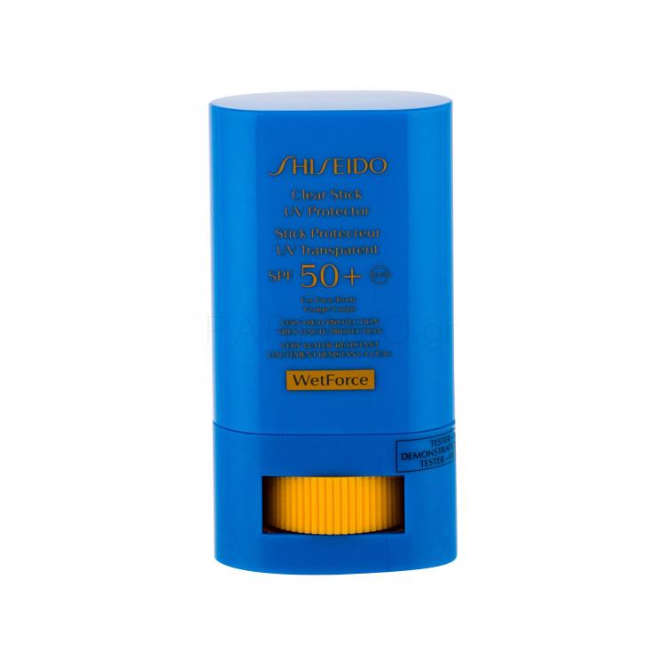 Shiseido UV Protective Clear Stick SPF50+ Αντιηλιακό προϊόν προσώπου για γυναίκες 15 gr TESTER