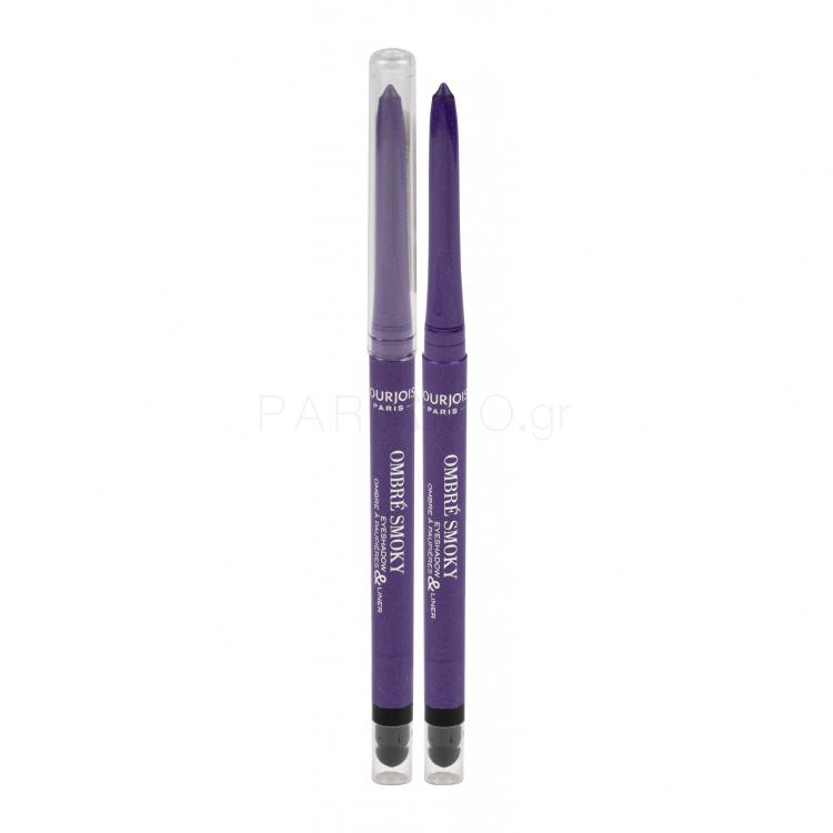BOURJOIS Paris Ombré Smoky Eyeshadow &amp; Liner Μολύβι για τα μάτια για γυναίκες 0,28 gr Απόχρωση 003 Purple