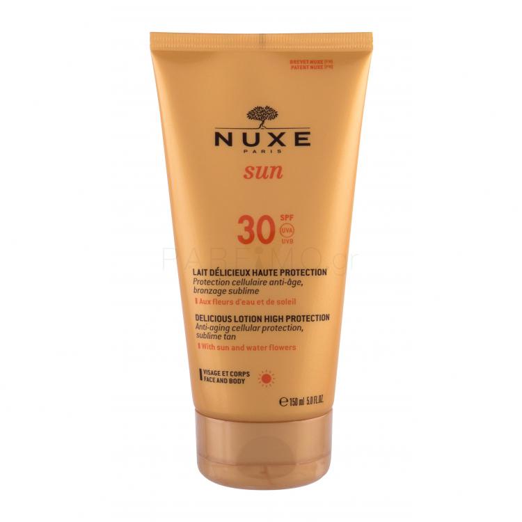 NUXE Sun Delicious Lotion SPF30 Αντιηλιακό προϊόν για το σώμα 150 ml