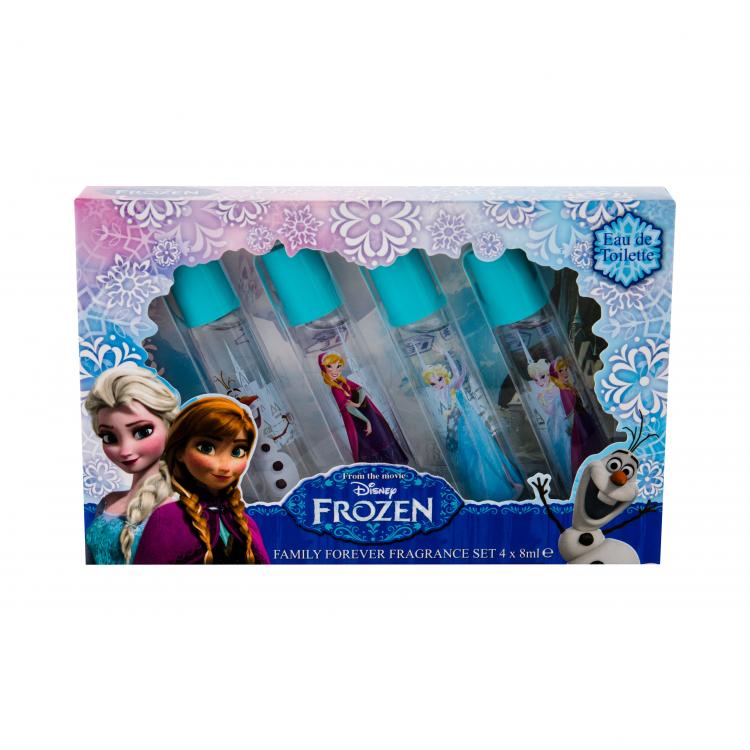Disney Frozen Σετ δώρου EDT Anna 8 ml + EDT Elsa 8 ml + EDT Olaf 8 ml + EDT Anna &amp; Elsa 8 ml