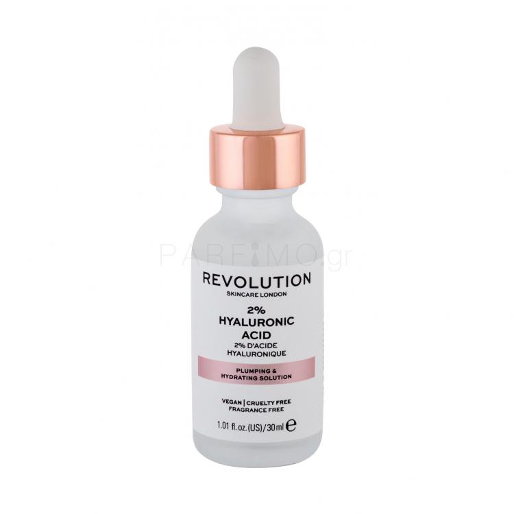 Revolution Skincare Skincare 2% Hyaluronic Acid Ορός προσώπου για γυναίκες 30 ml