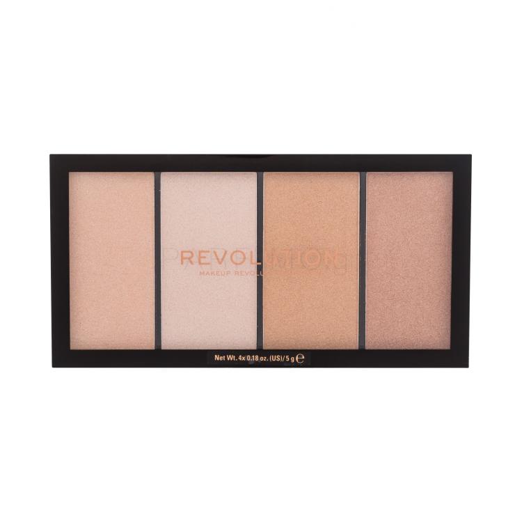 Makeup Revolution London Re-loaded Palette Highlighter για γυναίκες 20 gr Απόχρωση Lustre Lights Warm
