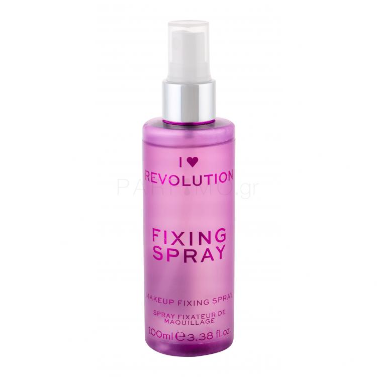 Makeup Revolution London I Heart Revolution Fixing Spray Σπρέι σταθεροποίησης μαγικιάζ για γυναίκες 100 ml