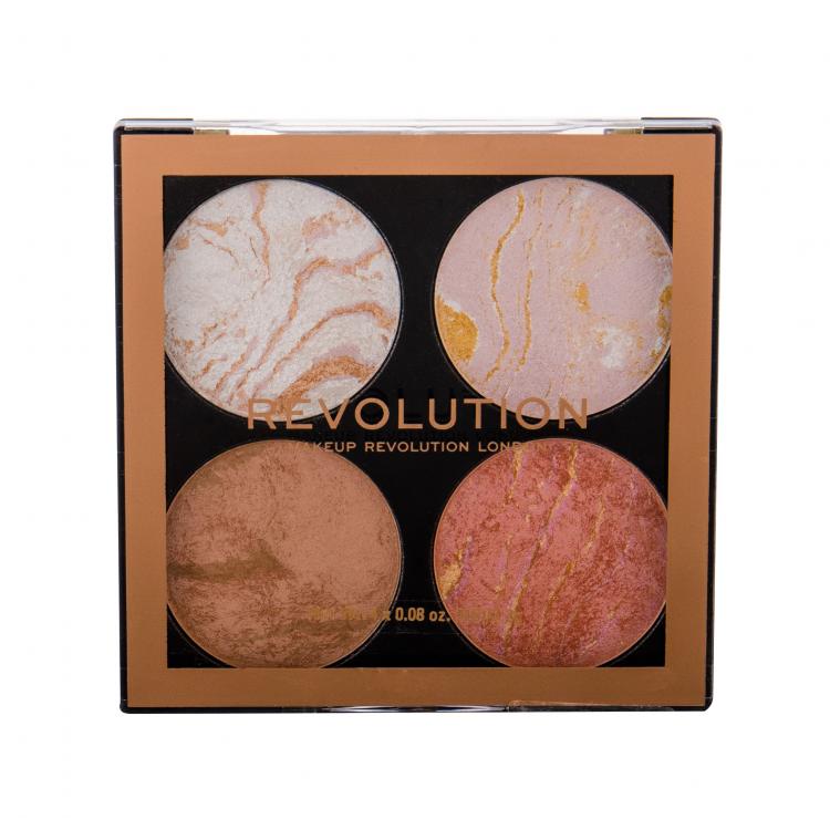 Makeup Revolution London Cheek Kit Highlighter για γυναίκες 8,8 gr Απόχρωση Take A Breather