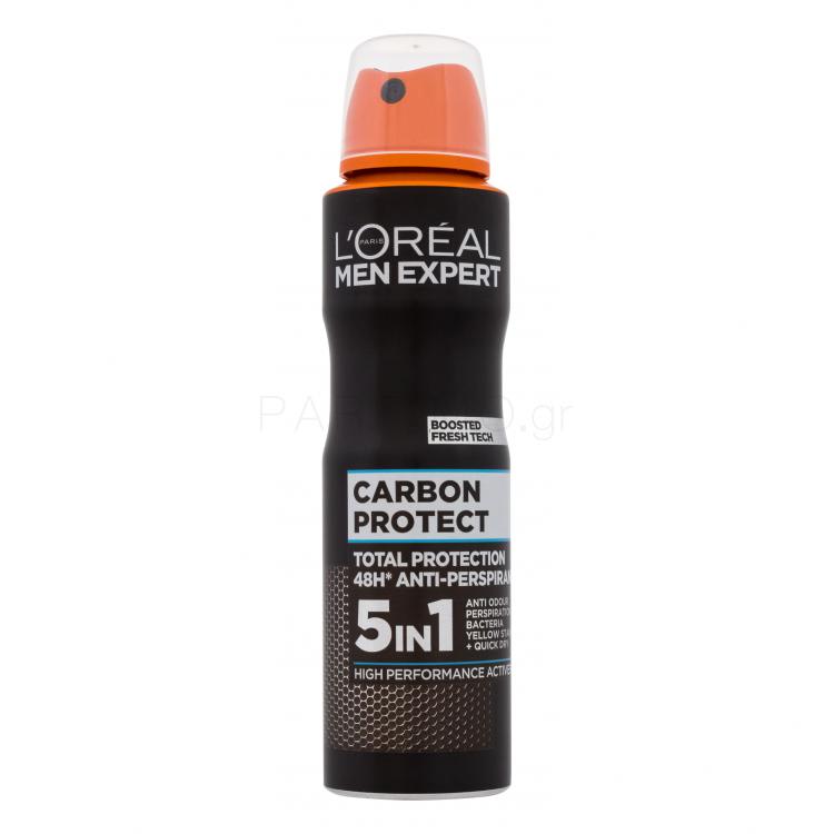 L&#039;Oréal Paris Men Expert Carbon Protect 5in1 Αντιιδρωτικό για άνδρες 150 ml