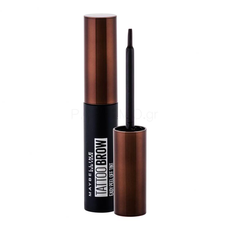 Maybelline Tattoo Brow Βαφή φρυδιών για γυναίκες 4,6 gr Απόχρωση Dark Brown