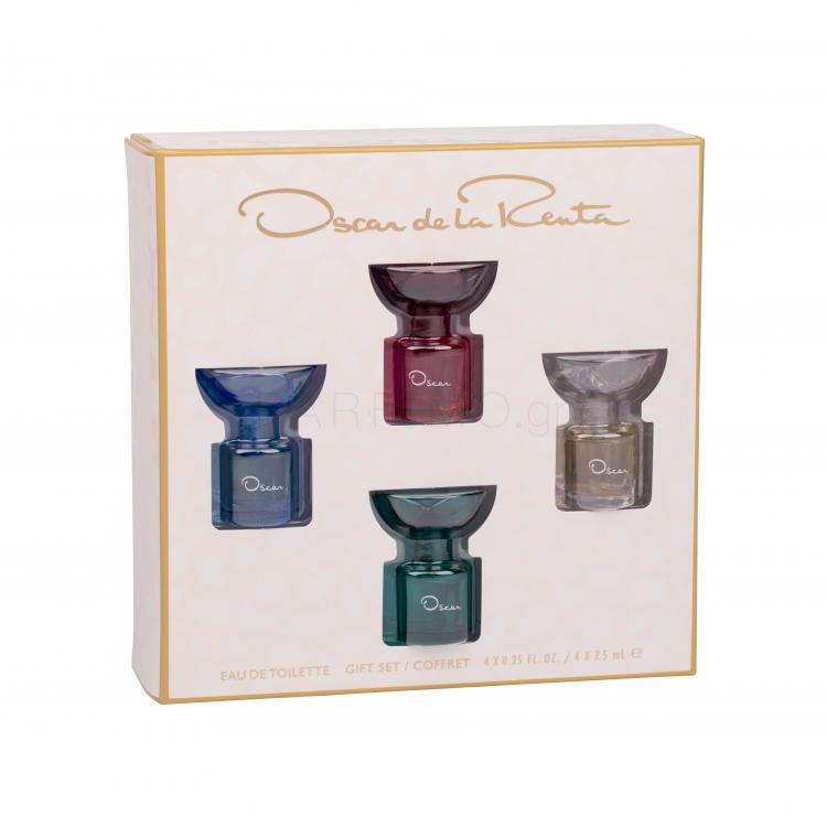 Oscar de la Renta La Collection Oscar Σετ δώρου EDT Blue Orchid 7,5 ml + EDT Esprit D´Oscar 7,5 ml + EDT Jasmine 7,5 ml + EDT Rose 7,5 ml