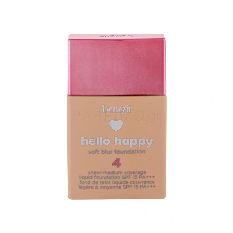Benefit Hello Happy SPF15 Make up για γυναίκες 30 ml Απόχρωση 04 Medium Neutral