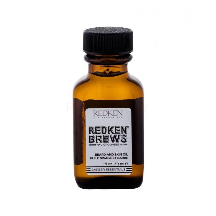 Redken Brews Beard and Skin Oil Περιποιητικό λάδι για τα γένια για άνδρες 30 ml