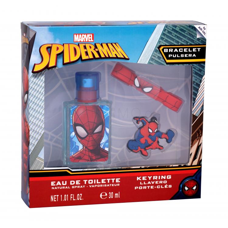 Marvel Spiderman Set Σετ δώρου EDT 30 ml +  μπρελόκ + βραχιόλι