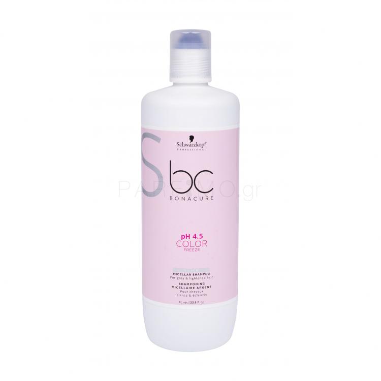 Schwarzkopf Professional BC Bonacure pH 4.5 Color Freeze Silver Micellar Shampoo Σαμπουάν για γυναίκες 1000 ml