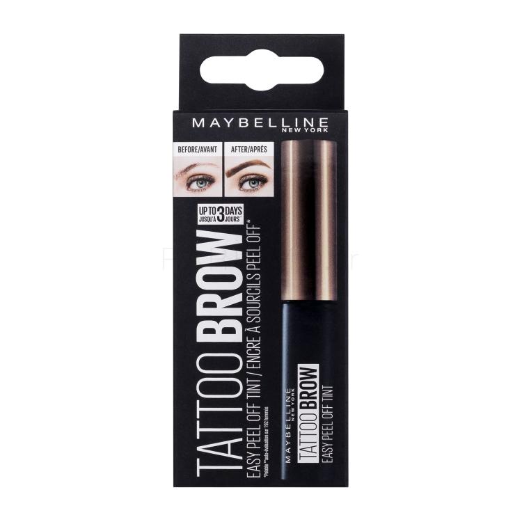 Maybelline Tattoo Brow Βαφή φρυδιών για γυναίκες 4,6 gr Απόχρωση Light Brown