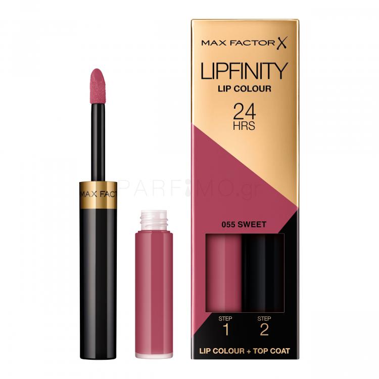 Max Factor Lipfinity 24HRS Lip Colour Κραγιόν για γυναίκες 4,2 gr Απόχρωση 055 Sweet