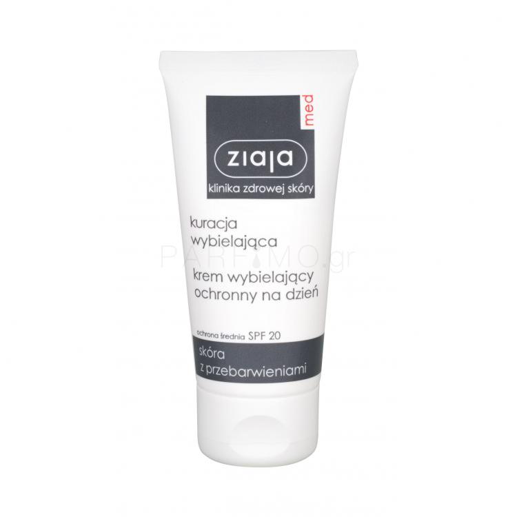 Ziaja Med Whitening Protective Day Cream SPF20 Κρέμα προσώπου ημέρας για γυναίκες 50 ml
