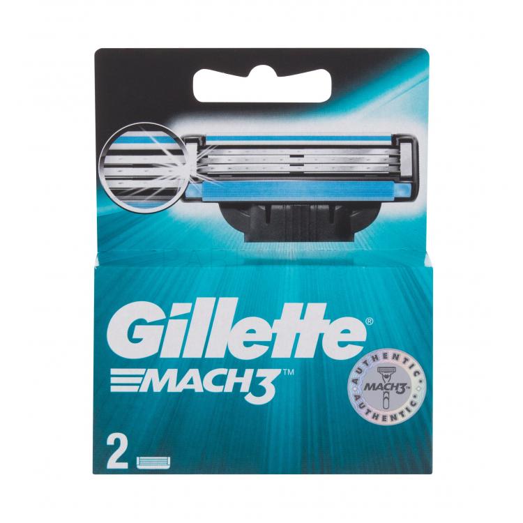 Gillette Mach3 Ανταλλακτικές λεπίδες για άνδρες 2 τεμ