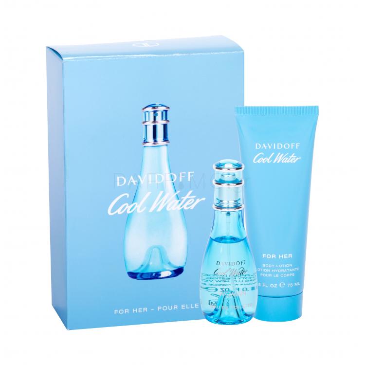 Davidoff Cool Water Σετ δώρου για γυναίκες EDT 30 ml + λοσιόν σώματος 75 ml