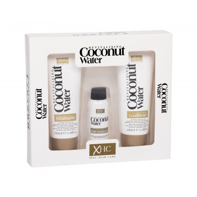 Xpel Coconut Water Σετ δώρου σαμπουάν 100 ml + μαλακτικό μαλλιών (κοντίσιονερ) 100 ml + ορός μαλλιών 30 ml