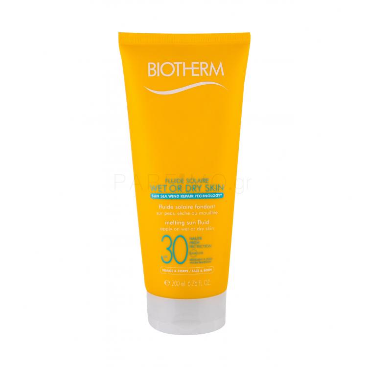 Biotherm Wet Or Dry Skin SPF30 Αντιηλιακό προϊόν για το σώμα για γυναίκες 200 ml