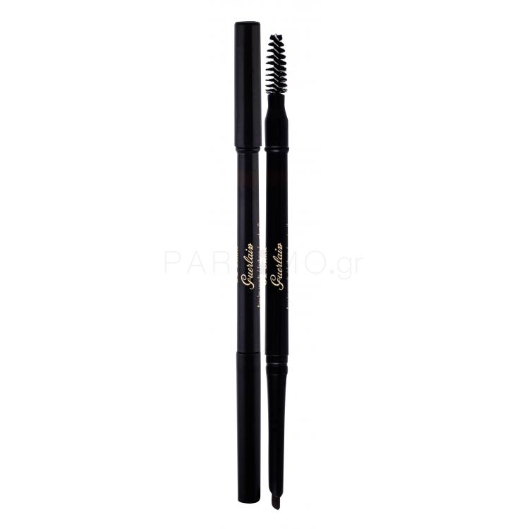 Guerlain The Eyebrow Pencil Μολύβι για τα φρύδια για γυναίκες 0,35 gr Απόχρωση 02 Dark TESTER