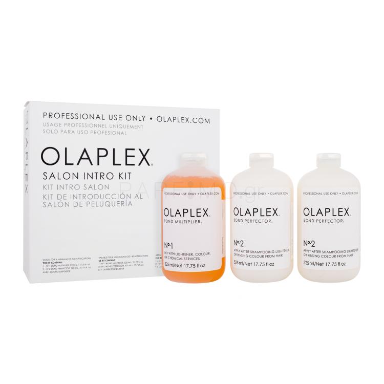 Olaplex Bond Multiplier No. 1 Salon Intro Kit Σετ δώρου Bond Multiplier No. 1 525 ml + Bond Perfector No. 2  2τεμ. x 525 ml +  Dosing Dispenser δοσομετρητής 1 τεμ