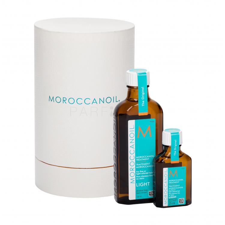 Moroccanoil Treatment Light Σετ δώρου λάδι μαλλιών 100 ml + λάδι μαλλιών 25 ml