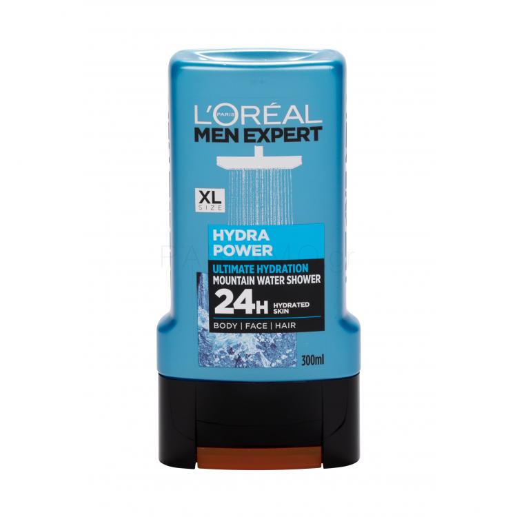 L&#039;Oréal Paris Men Expert Hydra Power 24 H Αφρόλουτρο για άνδρες 300 ml
