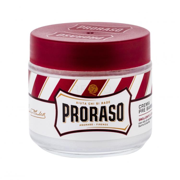 PRORASO Red Pre-Shave Cream Προϊόν για πριν το ξύρισμα για άνδρες 100 ml