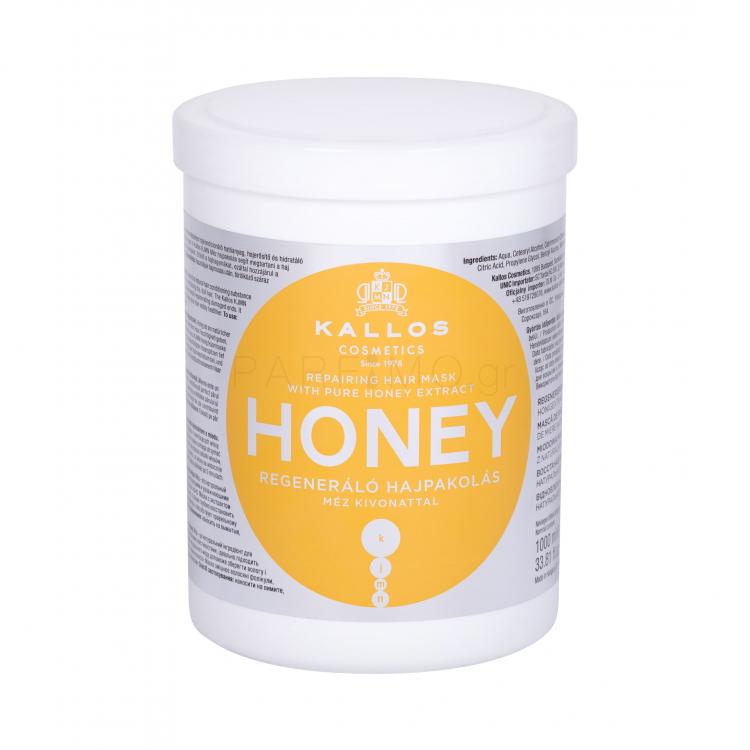 Kallos Cosmetics Honey Μάσκα μαλλιών για γυναίκες 1000 ml