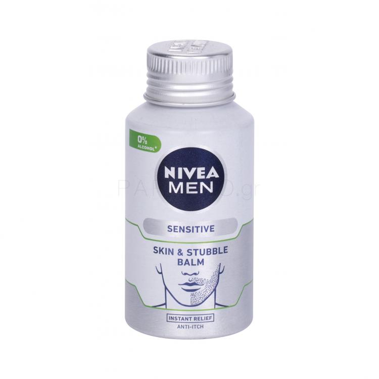 Nivea Men Sensitive Skin &amp; Stubble Βάλσαμο για μετά το ξύρισμα  για άνδρες 125 ml