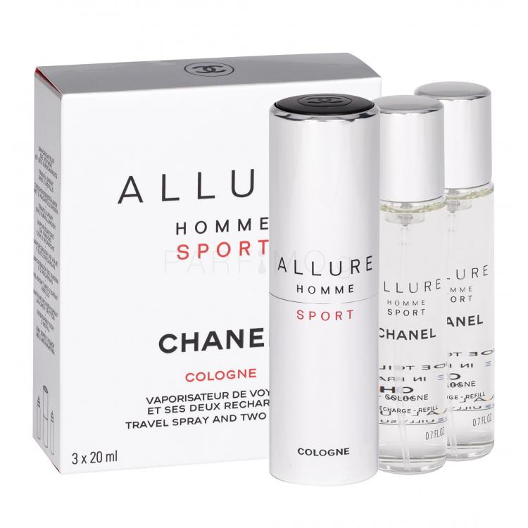 Chanel Allure Homme Sport Cologne Eau de Cologne για άνδρες Twist and Spray 3x20 ml