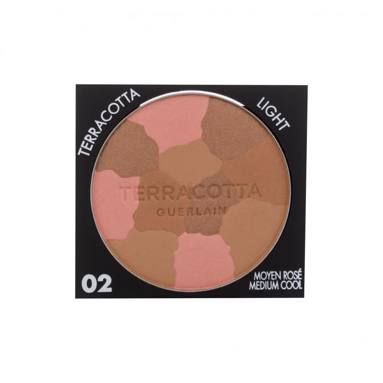 Guerlain Terracotta Light The Sun-Kissed Glow Powder Bronzer για γυναίκες 6 gr Απόχρωση 02 Medium Cool TESTER